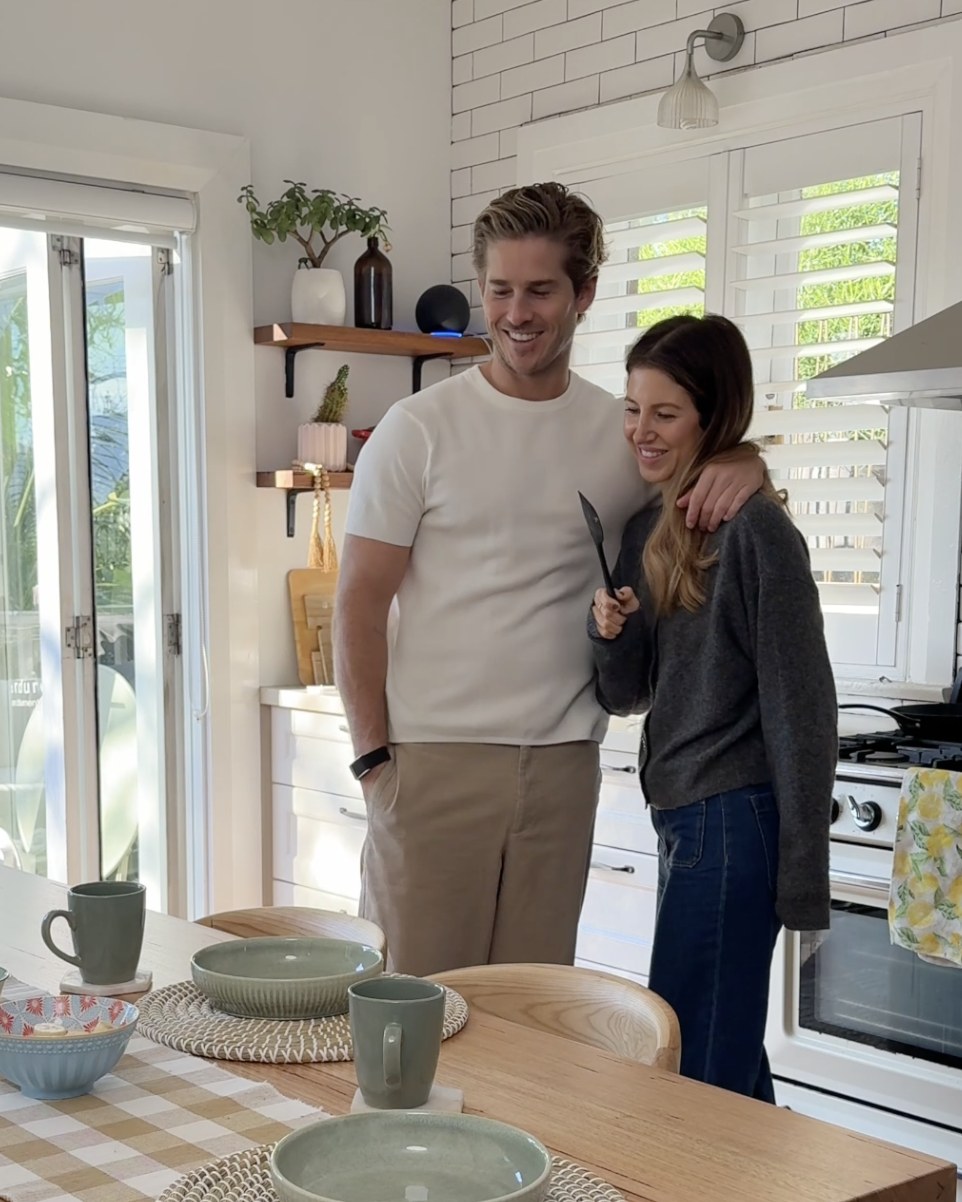 Nick Slater filming a lifestyle scene at home